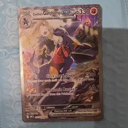 Pokemon Cynthia's Garchomp EX Illustration Rare Holo 232/182 Sv10 English - Image 4