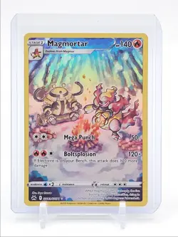 MAGMORTAR 2023 POKEMON SWSH CROWN ZENITH GALARIAN GALLERY HOLO RARE Q7098 - Image 1