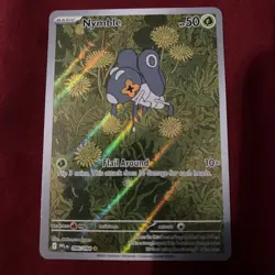 Nymble 096/094 Illustration Rare Pokemon TCG Phantasmal Flames Full Art Holo - Image 1