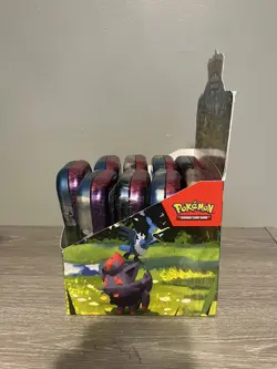 Pokemon TCG: Ascended Heroes 9 x Sealed Mini Tins In Unsealed Display Case - Image 2