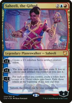 Saheeli, the Gifted - Foil Oversized Commander 2018 MP MTG - Image 1