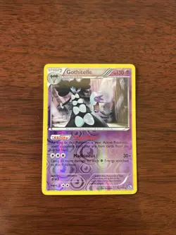 Pokemon TCG Gothitelle Reverse Holo 72/113 Rare LP - Image 1