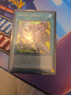 Yugioh! Nm Instant Contact - POTE-EN052 - Secret Rare - 1st Edition - Image 1