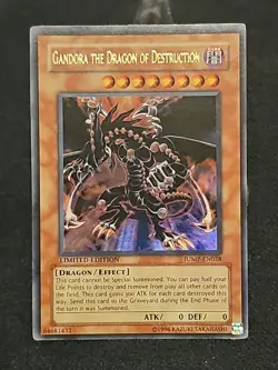 Yu-Gi-Oh! Gandora Dragon of Destruction JUMP-EN028 Limited Edition Dragon Effect - Image 1