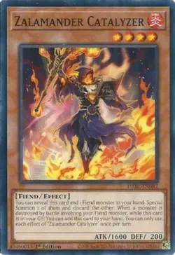 Zalamander Catalyzer - DABL-EN082 - Common - 1st Edition - Lightly Played - Dark - Image 1
