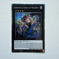 YuGiOh! Ghostrick Angel of Mischief RA01-EN036 Quarter Century Rare 1st Ed - Image 1