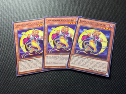 Yugioh Asian English DUAD-AE005 Lunalight Gold Leo x3 Common Playset - Image 2