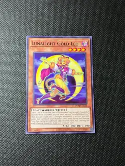 Yugioh Asian English DUAD-AE005 Lunalight Gold Leo x3 Common Playset - Image 3