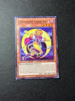 Yugioh Asian English DUAD-AE005 Lunalight Gold Leo x3 Common Playset - Image 4