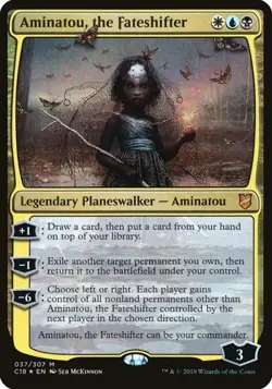 Aminatou, the Fateshifter - Foil Oversized Commander 2018 MP MTG - Image 1