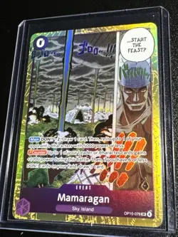 One Piece TCG Adventure on Kami's Island Mamaragan Super Rare #OP15-EB04 SR - Image 2
