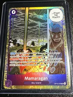 One Piece TCG Adventure on Kami's Island Mamaragan Super Rare #OP15-EB04 SR - Image 3