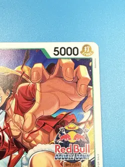 Luffy Red Bull Promo Card One Piece TCG English Very Clean 🔥 Fast Shipping - Image 3