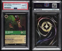 2023 Disney Lorcana - Rise of the Floodborn 2 Dr Facilier Fortune Teller PSA 10 - Image 3