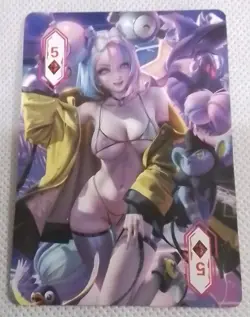 Iono Pokemon - Goddess ACG Waifu Anime Trading Card - Image 1