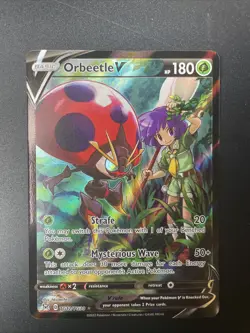 Orbeetle V TG12/TG30 Lost Origin Trainer Gallery Holo Ultra Rare Pokemon Card NM - Image 2