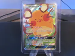 195a/214 Pokemon TCG Trading Card - Dedenne GX - Ultra Rare - NM - Image 1
