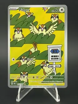 Pokemon Card - Pidgey Obsidian Flames 207/197 Illustration Rare - Image 1
