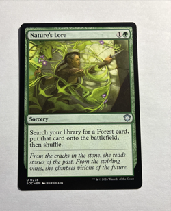 Nature's Lore - Commander: Secrets of Strixhaven MTG Plus Bonus Card!!! - Image 1