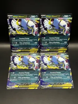 Mega Absol ex 086/132 (4x) - Pokemon Mega Evolution Base Cards - NM - Image 1
