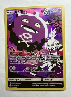 Koffing 243/236 Pokemon TCG Holo Secret Rare Card Cosmic Eclipse *B1 - Image 1