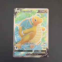 Dragonite V - 076/078 - Pokemon Go Sword & Shield Full Art Rare Card NM 🔥 - Image 1