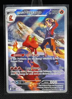 Ethan’s Magcargo #222/217 Holo Illustration Rare Ascended Heroes Pokemon Card - Image 1