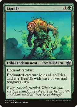 Lignify Duel Decks Anthology: Garruk vs. Liliana MINT Green Common CARD ABUGames - Image 1