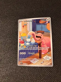 Pokemon Card TCG - Lickitung 180/162 Illustration Rare Temporal Forces NM - Image 1