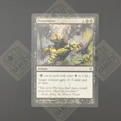 MTG Dismember Magic: The Gathering New Phyrexia Uncommon #57 - Image 1