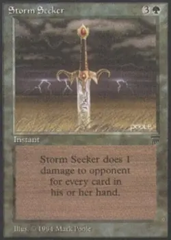 MTG magic cards 1x Storm Seeker Legends Heavy Play, English - Image 1