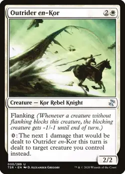 Outrider en-Kor Foil Time Spiral Remastered 30 NM MTG - Image 1