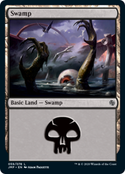 Swamp (59) Jumpstart NM Basic Land MAGIC THE GATHERING MTG CARD ABUGames - Image 1