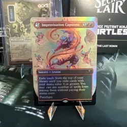 Improvisation Capstone Borderless Foil Secrets Of Stixhaven - Image 1