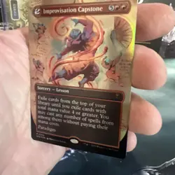 Improvisation Capstone Borderless Foil Secrets Of Stixhaven - Image 3