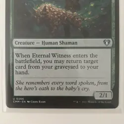 NMT MTG Eternal Witness Commander Masters Regular Uncommon Green Human Shaman - Image 3