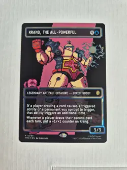 Krang, The All-Powerful, 0086 - Borderless, Surge Foil - TMNT MTG - NM/M - Image 1