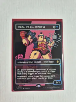 Krang, The All-Powerful, 0086 - Borderless, Surge Foil - TMNT MTG - NM/M - Image 2