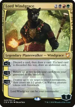 Lord Windgrace - Foil Oversized Commander 2018 MP MTG - Image 1