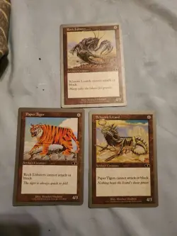 MTG Rock Paper Scissor (Lobster Tiger Lizard) Gift Set - Unsanctioned - Image 1