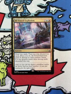 Ill-Timed Explosion x1 Mtg Murders at Karlov Manor - Image 1
