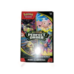Pokemon TCG Mega Evolution Perfect Order Booster Bundle 6 Packs Zygarde Clefairy - Image 1