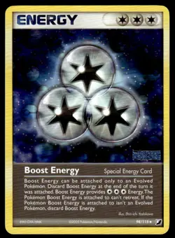 Pokemon TCG Unseen Forces #98/115 Boost Energy Reverse LP - Image 1
