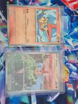 Pokemon Victini Illustration Rare Promo 208 and Poke Ball 1 - Image 1