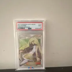 Pokemon Lusamine Full Art 110/111 Crimson Invasion Ultra Rare PSA 9 Holo 2017 - Image 1