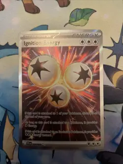 Ignition Energy 124/094 Pokemon Phantasmal Flames Holo Pokemon Card - Image 1