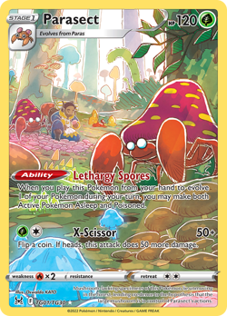 PARASECT TG01/TG30 TRAINER GALLERY RARE LOST ORIGIN TRAINER GALLERY POKEMON NM/M - Image 1
