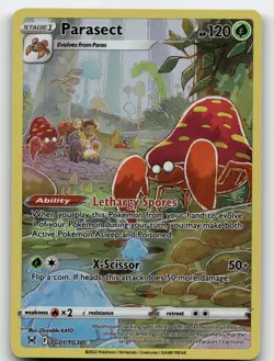 PARASECT TG01/TG30 TRAINER GALLERY RARE LOST ORIGIN TRAINER GALLERY POKEMON NM/M - Image 2