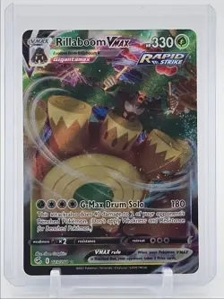 RILLABOOM VMAX 2021 POKEMON SWSH FUSION STRIKE RARE 023/264 Q1829 - Image 1