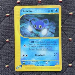 Chinchou Aquapolis 70/147 e-Reader Pokemon TCG WotC | Yuka Morii | MP/HP - Image 1